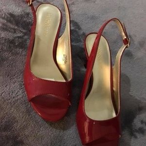 Women's Sling Back Heeled Sandals